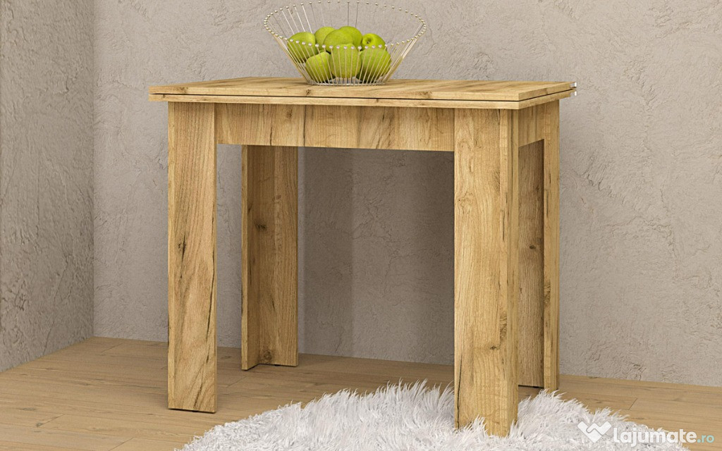 Masa dining extensibila + 4 scaune