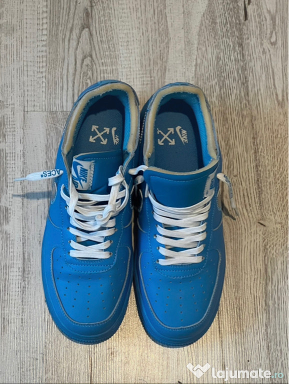 Nike Air Force 1 x Off-White „University Blue” – mărimea 42
