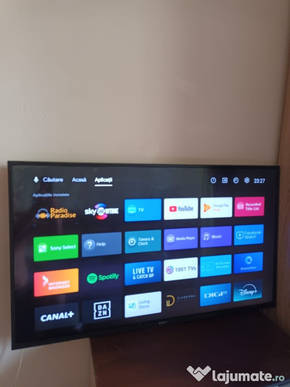 Vand tv smart sony bravia 4k 108cm