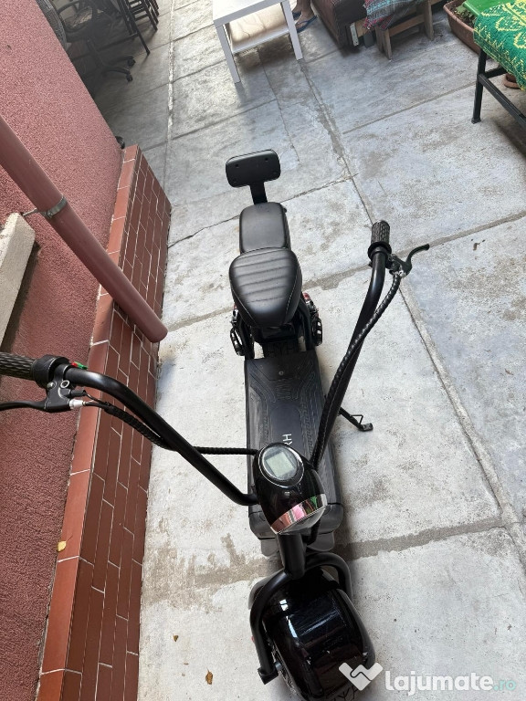Vand Scuter Electric Mini Harley Baterie 12Ah 48V 50 kmh, 3 Viteza,
