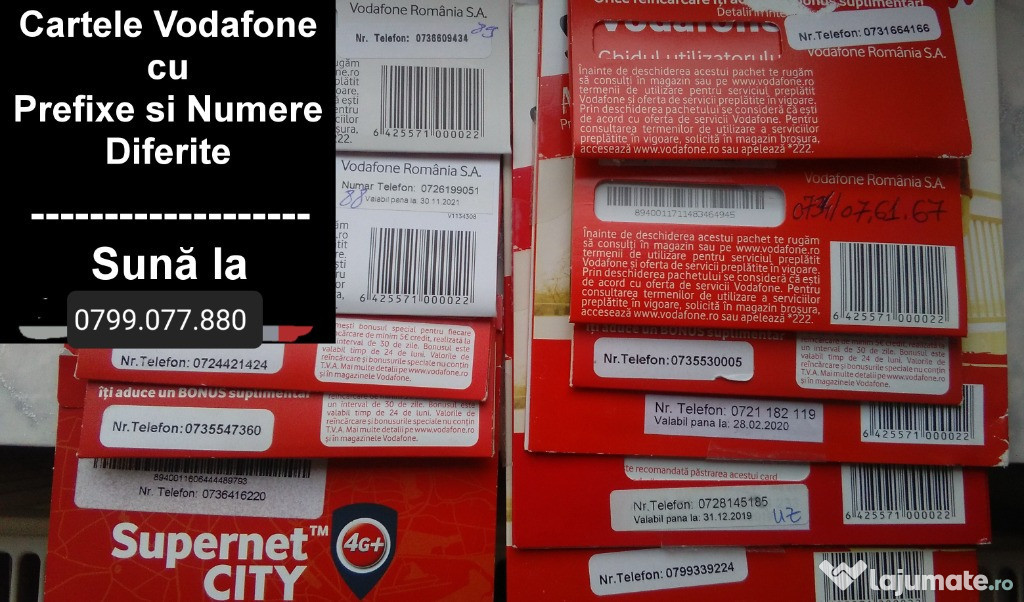Cartela.Cartele Vodafone_Prefix+Variante Diferite_0724_0725_0726_0727_
