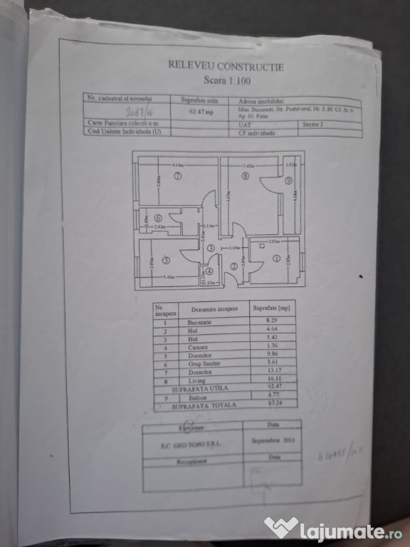 Apartament 3 camere Titan, Postavarul 5