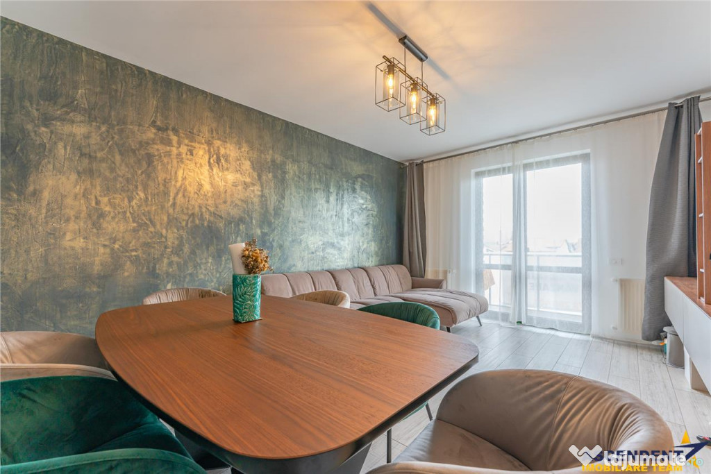 Eleganta si confort:Apartament modern,3 camere,2 bai,parcare