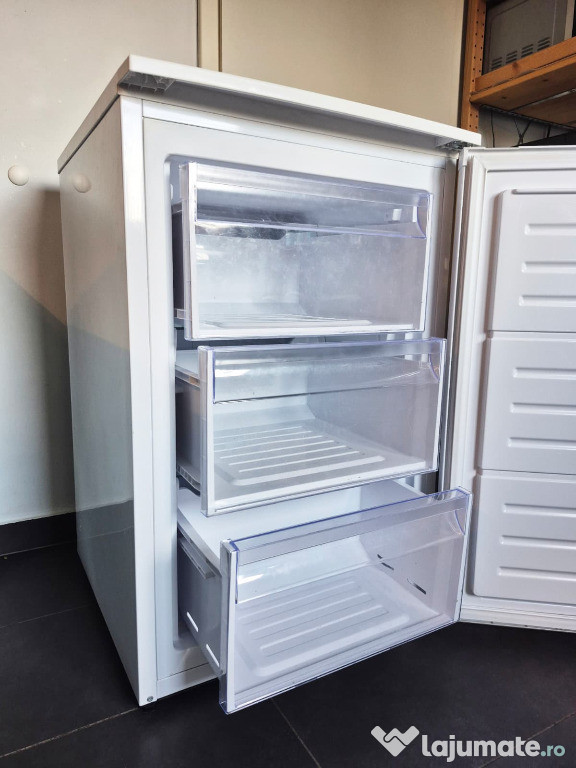 Congelator Heinner HFF-V102F+, 102 l, Clasa F, 3 sertare