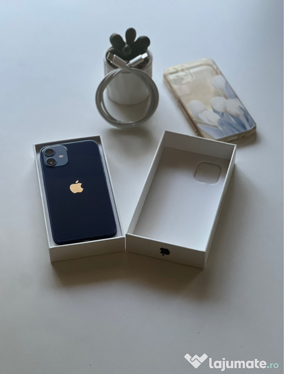 ???? iPhone 12 mini Blue 128GB – Full Box | Stare Excelentă
