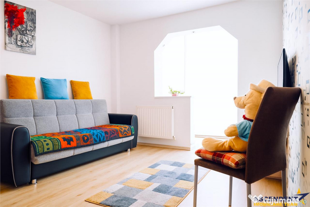 Apartament 2 camere,decomandat,cu balcon, etaj2,Central,Sace