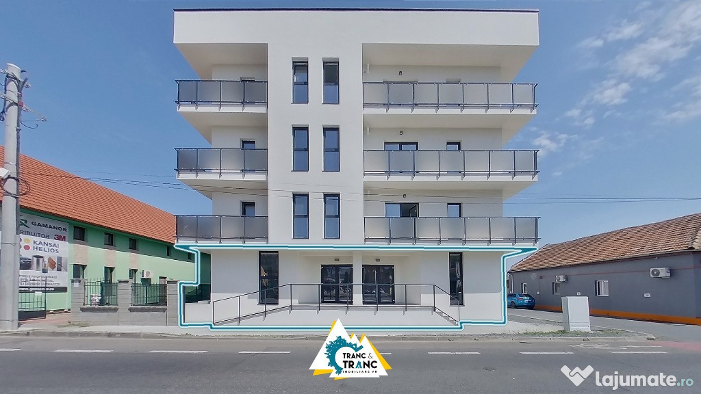 Spațiu comercial nou, de 290 mp, la prima inchiriere, pe Calea Radnei