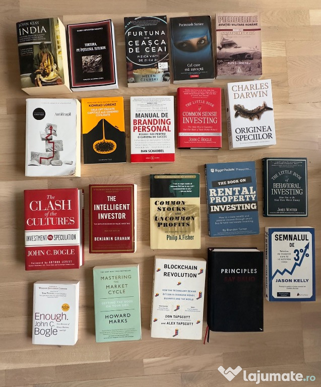 Cărți de vânzare (dezvoltare, sănătate, finanțe, literatura)