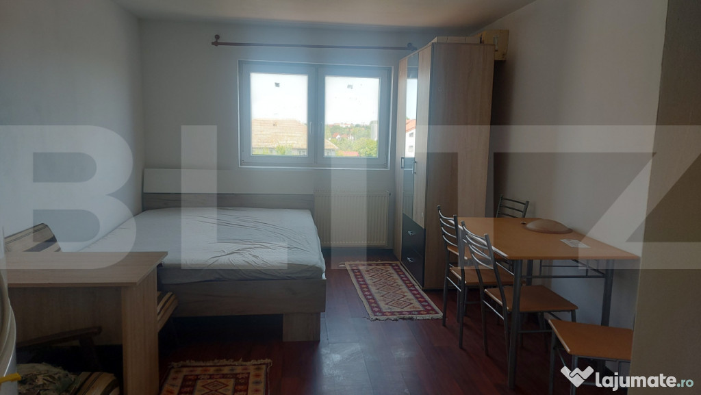 Garsoniera de vanzare, cu o camera, etaj 4, zona Steaua