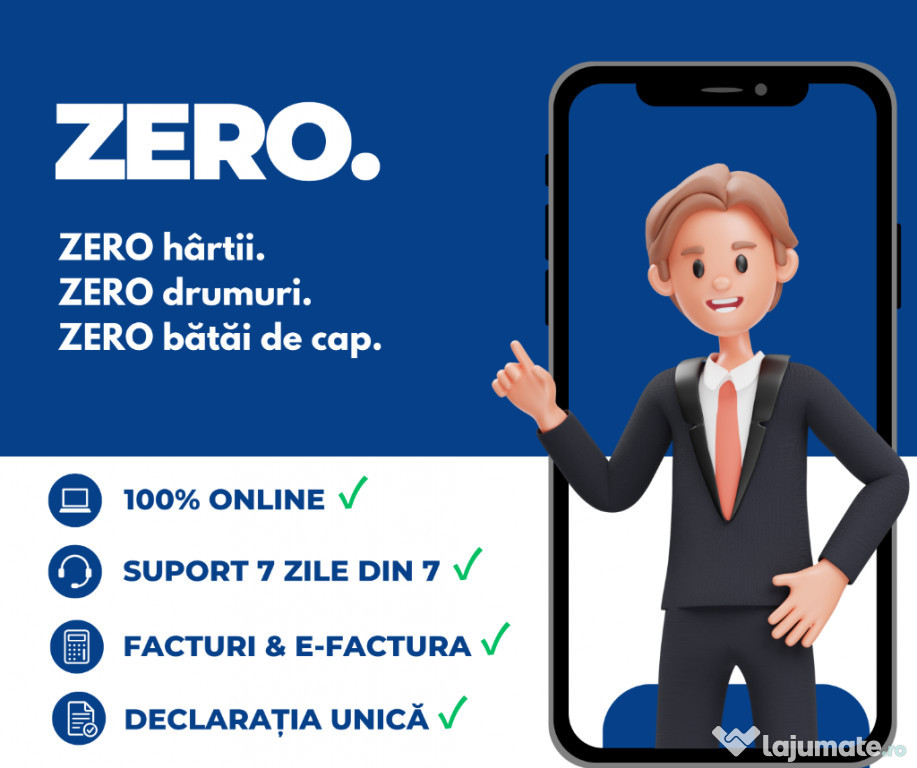 Contabilitate PFA 100% online, doar 100 lei lună