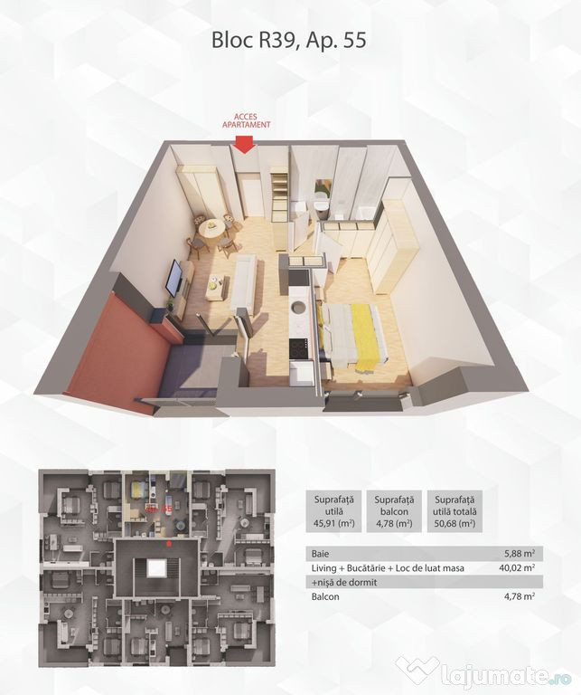 Penthouse in R39 by ARED – direct de la dezvoltator, f?...