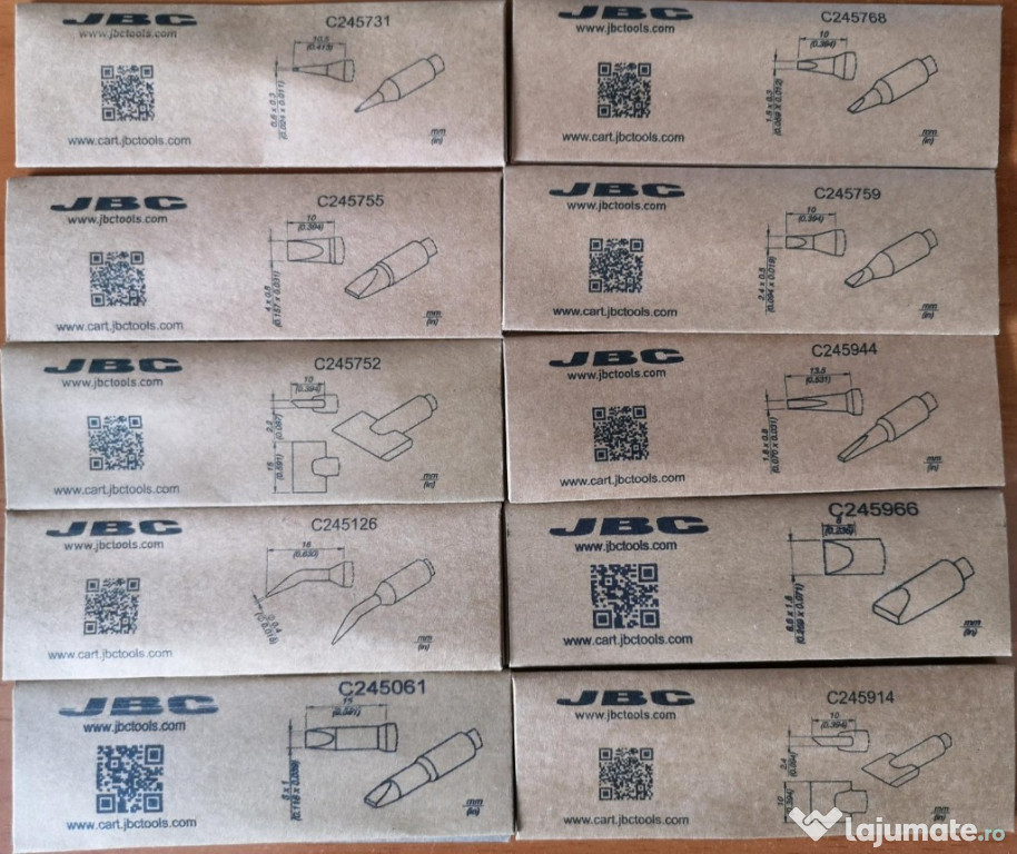 Varfuri JBC C245