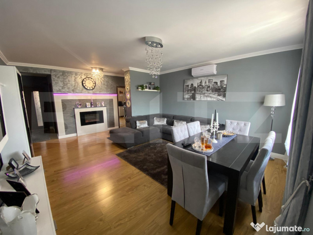 Apartament SUPERB 3 camere, 81mp utili, garaj, 2 bai- zona C