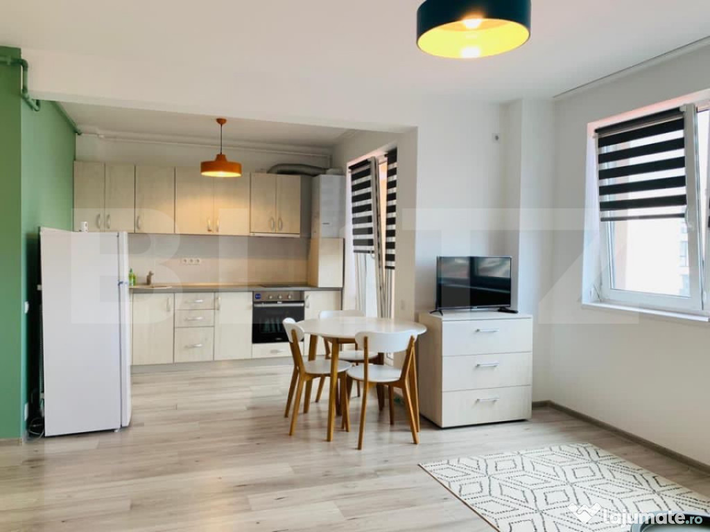 Apartament tip studio, 43 mp, Nisa de Dormit, Semicentral