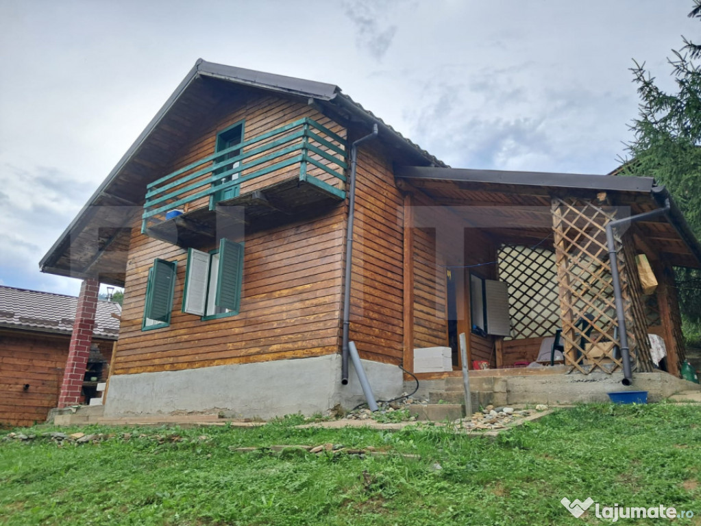 Cabana finalizată, cu teren – Someșu Rece (Com. Gilău)