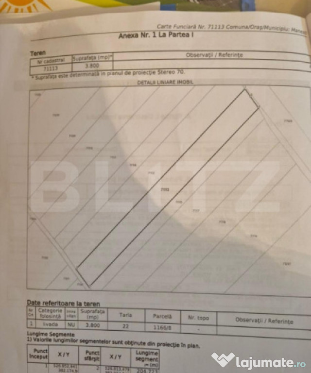 ???? Teren extravilan – 3.800 mp, zona Mănești, deschide