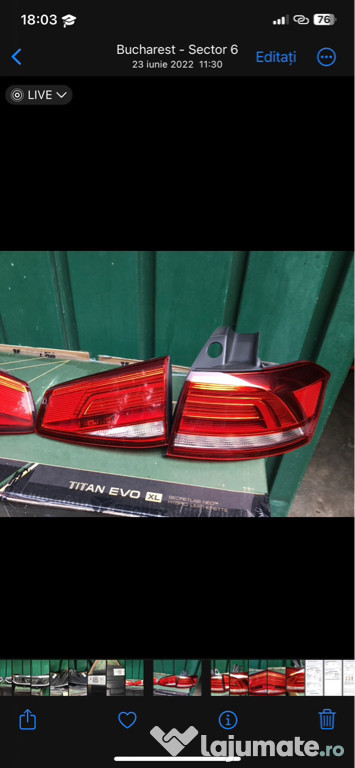 Stopuri originale vw passat b8