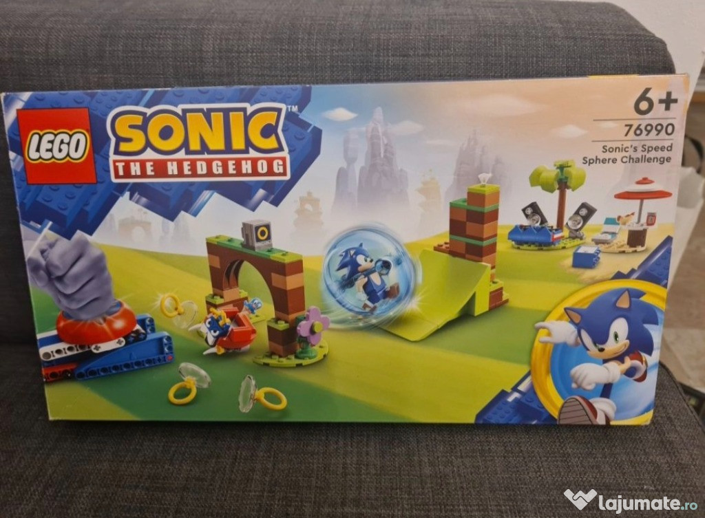 LEGO® Sonic - Provocarea cu sfera de viteza a lui Sonic 76990, 292 pie