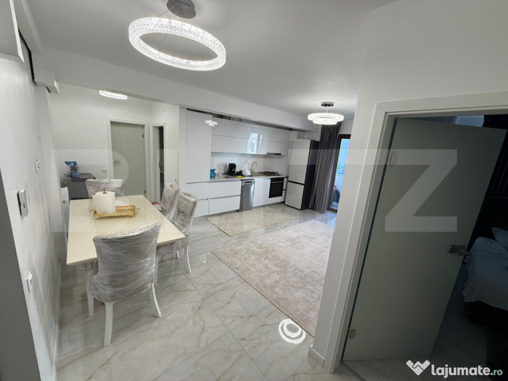 Apartament superb cu 3 camere – 58 mp – finisaje de lux,