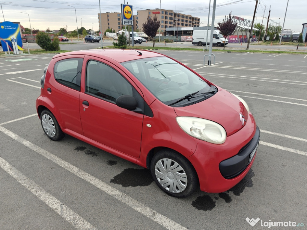 Citroen C1, 2007, motor 1.0, benzina, 50kW, roșu, set roți iarna si va