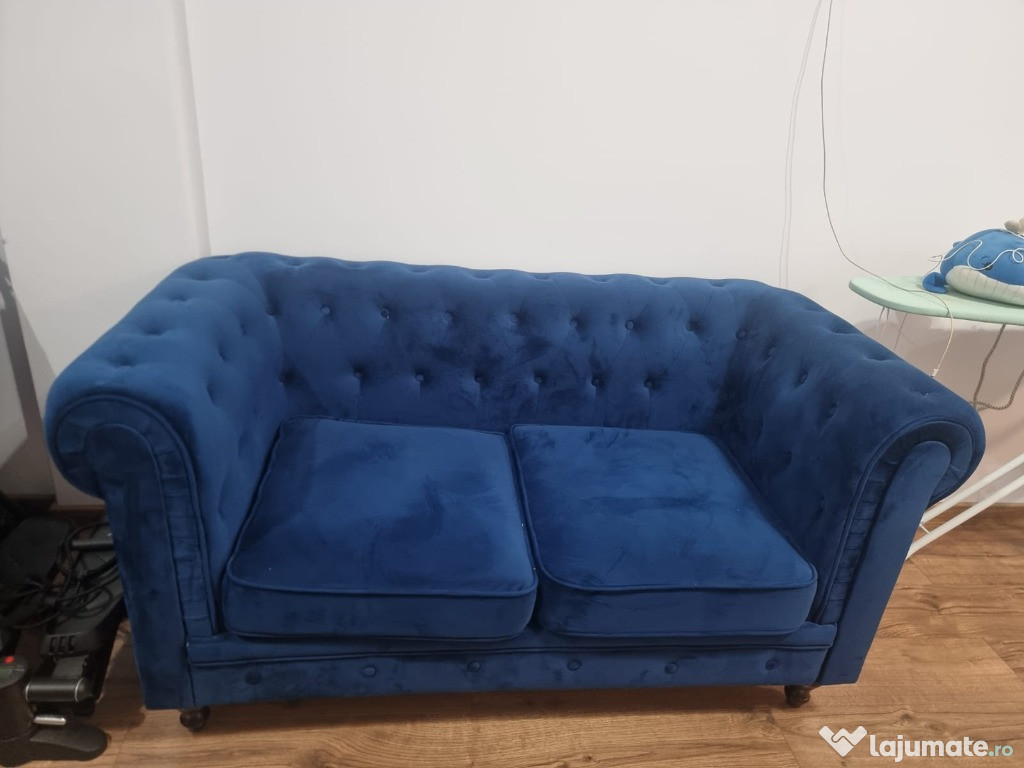 Canapea 2 locuri Chesterfield