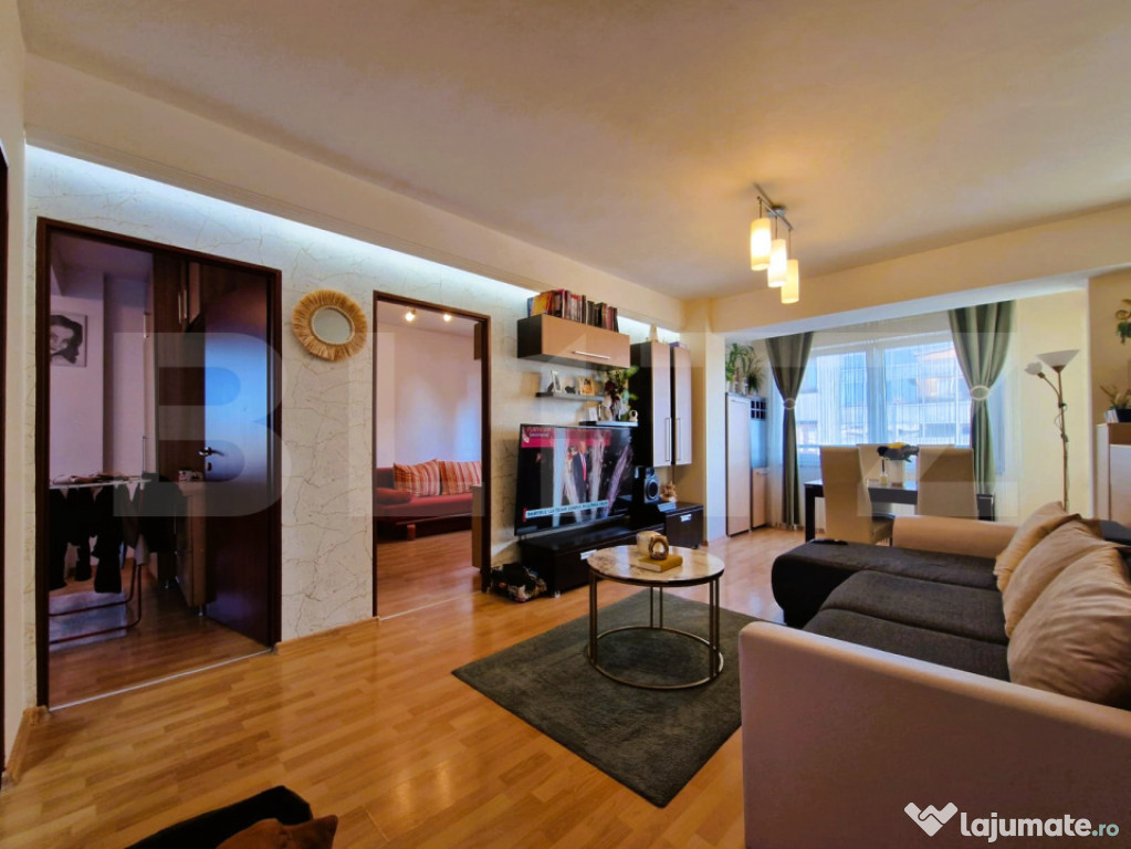 Apartament 3 camere, 67mp, etaj intermediar, str. Nasaud