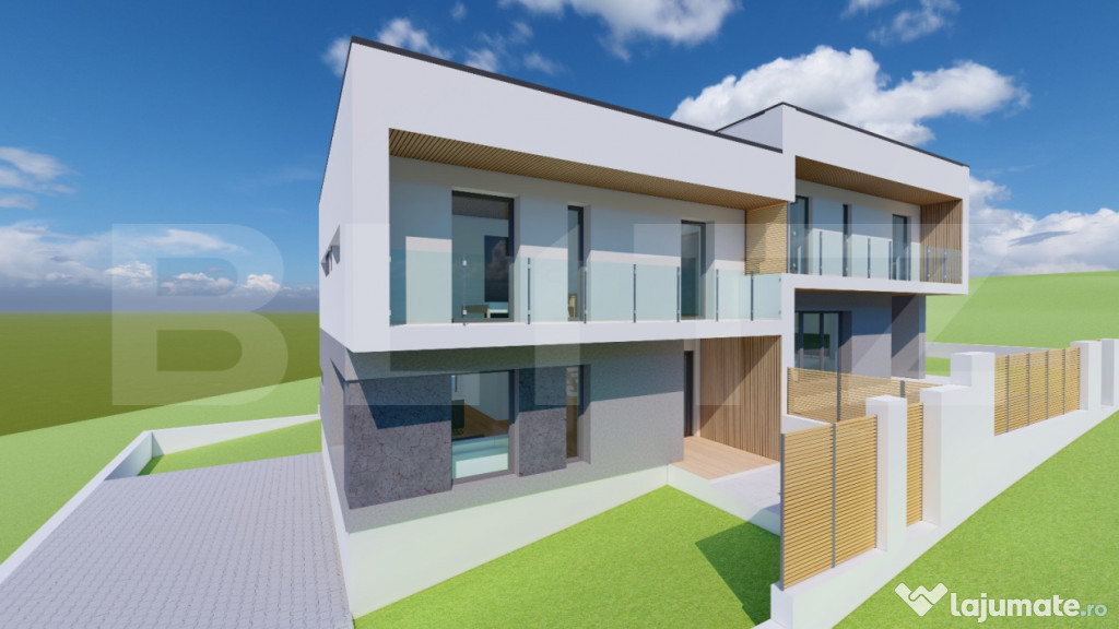 Duplex modern semifinisat, 135mp, zona Oasului