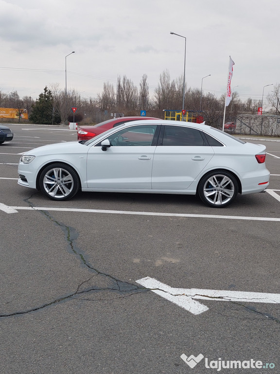 Audi A3 8v sedan alb metalizat