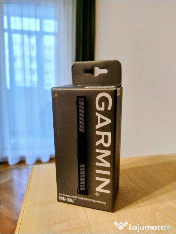 Centura de puls GARMIN HRM-DUAL - Centură Cardio Nouă, Sigilată!