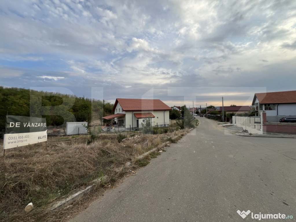 Teren in Filiasi 1000 mp / 30 ml front, toate utilitatile