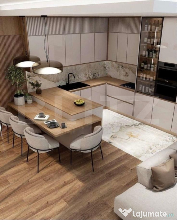 Apartament 3 camere, finisaje premium , terasa 36mp, Tracto