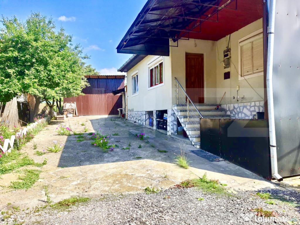 Casa de vanzare cu curte si anexe, teren 1253 mp, Berghin