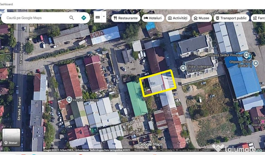 Cladire functiune mixta - Hala prod.+locuinta,400 mp.teren,zona Tunari