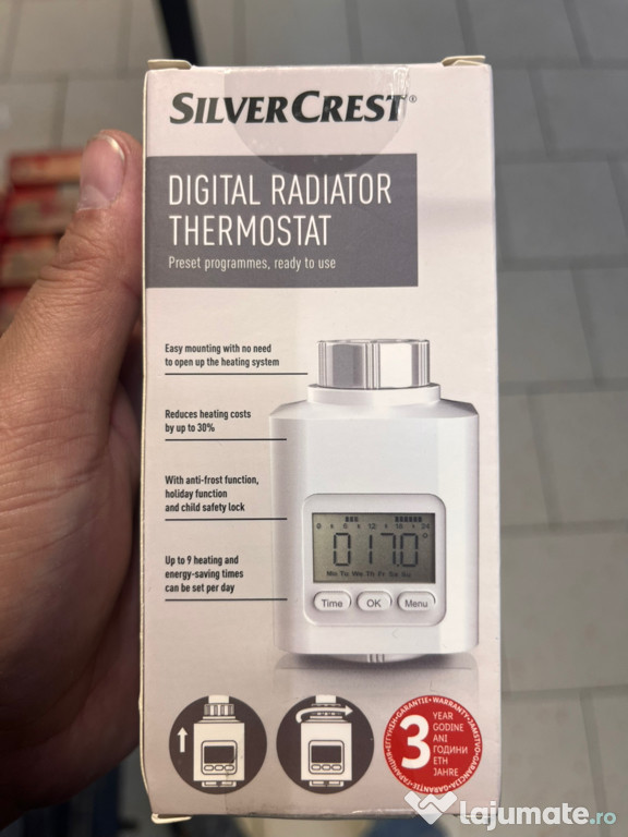 Termostat electronic pentru calorifere