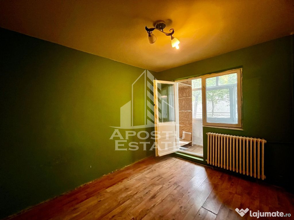 Apartament 2 camere,parter,zona Dacia