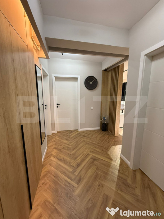 Apartament mobilat si utilat, totul nou, parcare subterana,