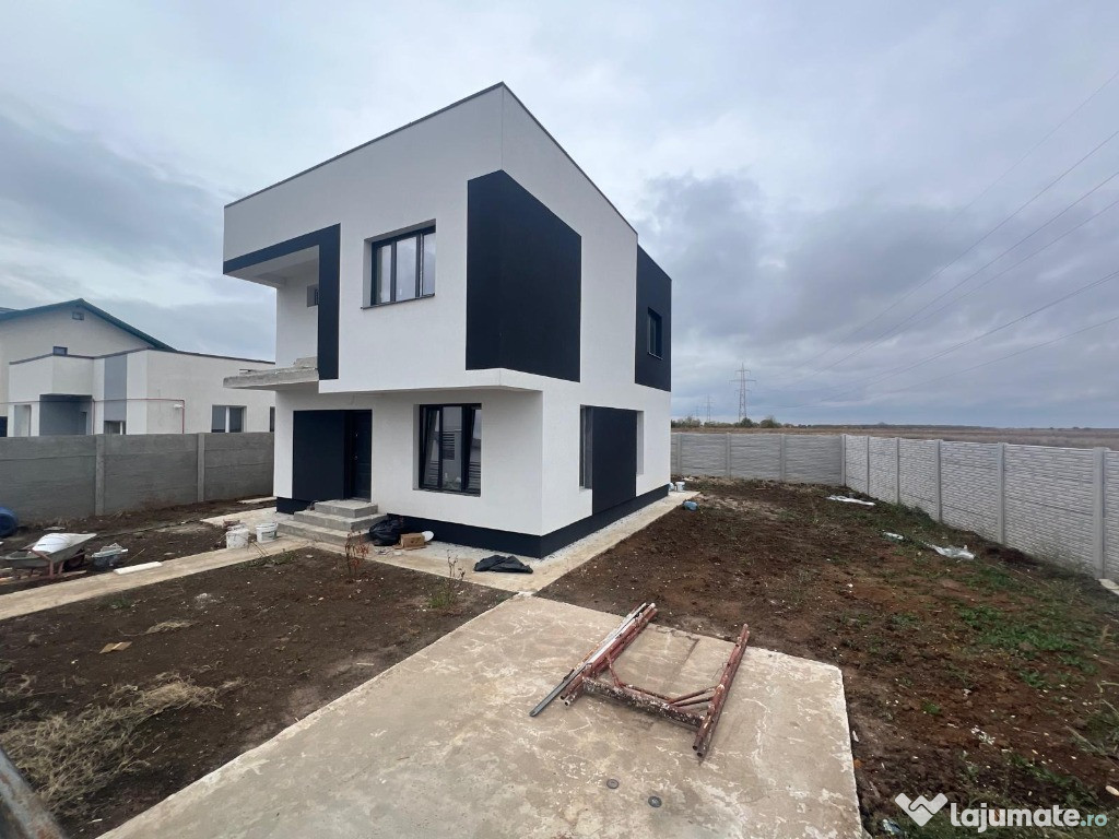 Vila individuala cu 4 camere 3 bai teren 350mp