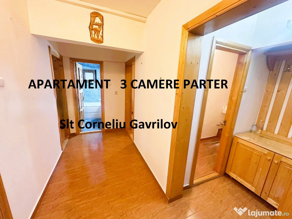 APARTAMENT 3 CAMERE - str GAVRILOV -CORNELIU -Parter