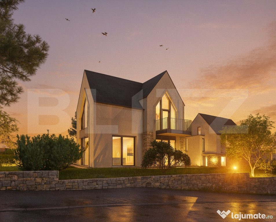 Vila nr 4 din proiectul SunRise de langa padurea Faget