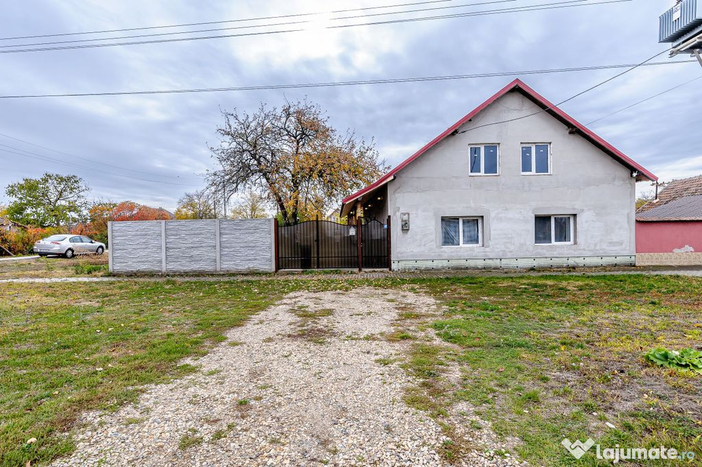 Casa 3 camere P+M în Munar, la 25 km de Arad - COMISION 0%