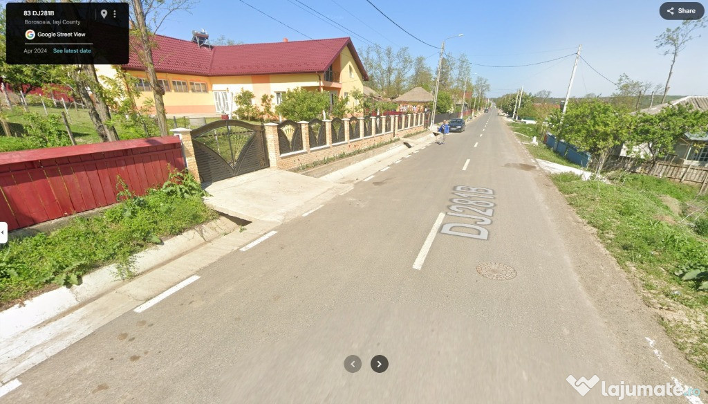 Teren extravilan agricol Sipote, Jud Iasi, 46500 mp