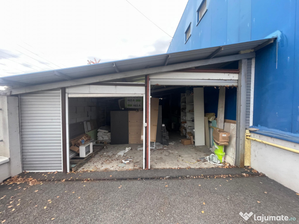 De închiriat hală 100 mp cu locuri de parcare incluse –