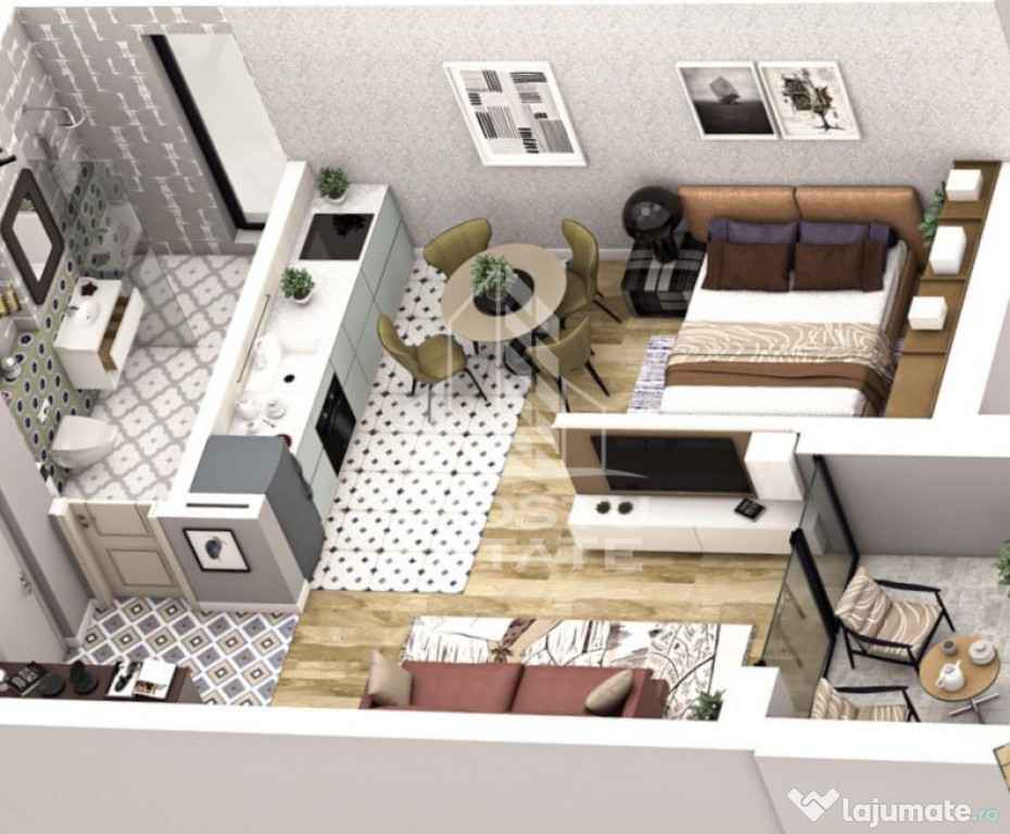 DE VANZARE Apartament o camera in cel mai modern ansamblu...