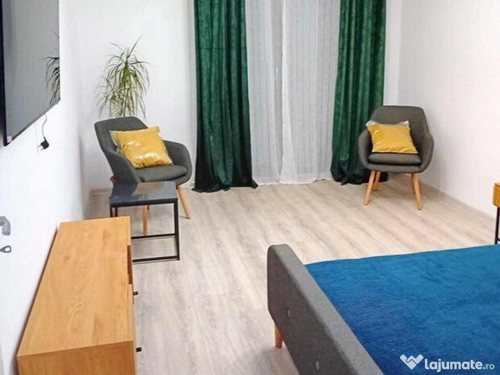Apartament cu o camera, mobilat si utilat - bloc nou, Com...