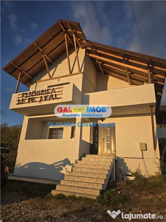 Vindem vila-pensiune in Budeasa P E , mobilata si utilata