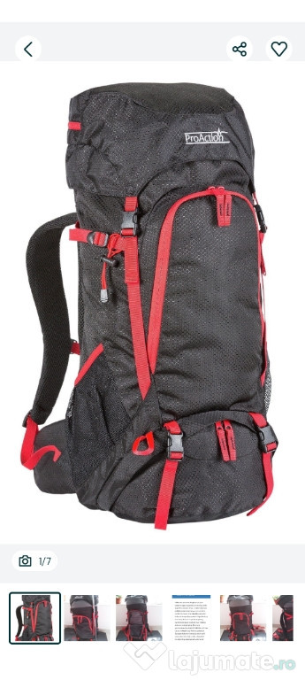 Vind urgent Rucsac ProAction 45 litri , nou.