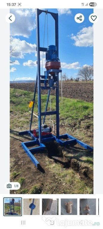 Utilaj forat fantani de adâncime 220-240 V stare f.bună și funcționare