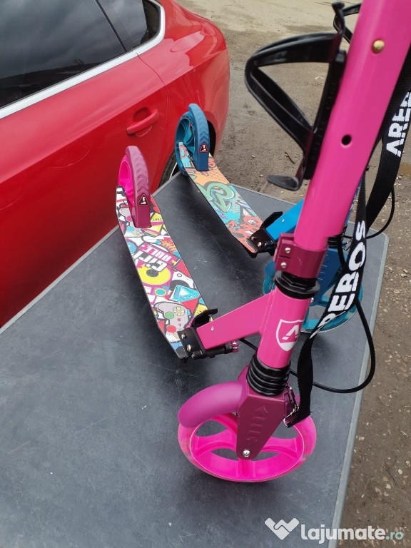 Trotinete de copii cu leduri în roti