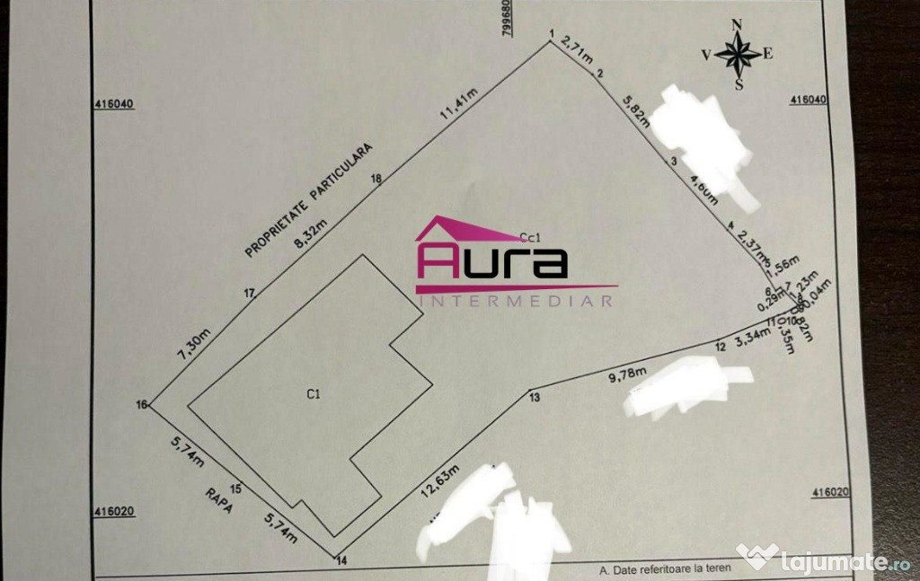 Teren plus casa demolabila ,zona Orizontului