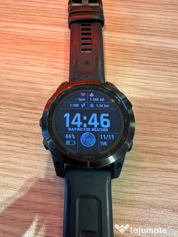 Garmin Fenix7, Premium Multisport GPS watch, Sapphire, Solar